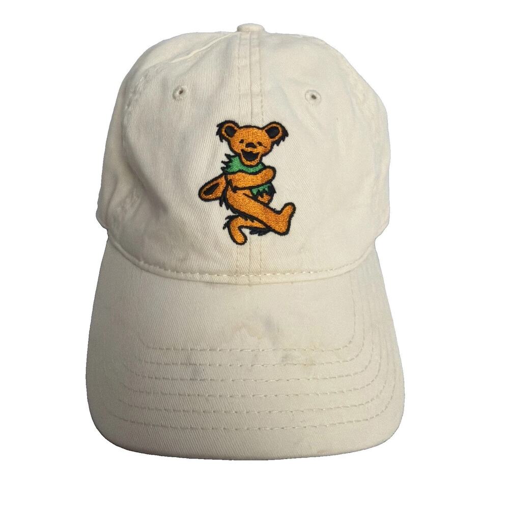 Grateful Dead Dancing Bear Hat Cap Strap Back One Size Mad Engine